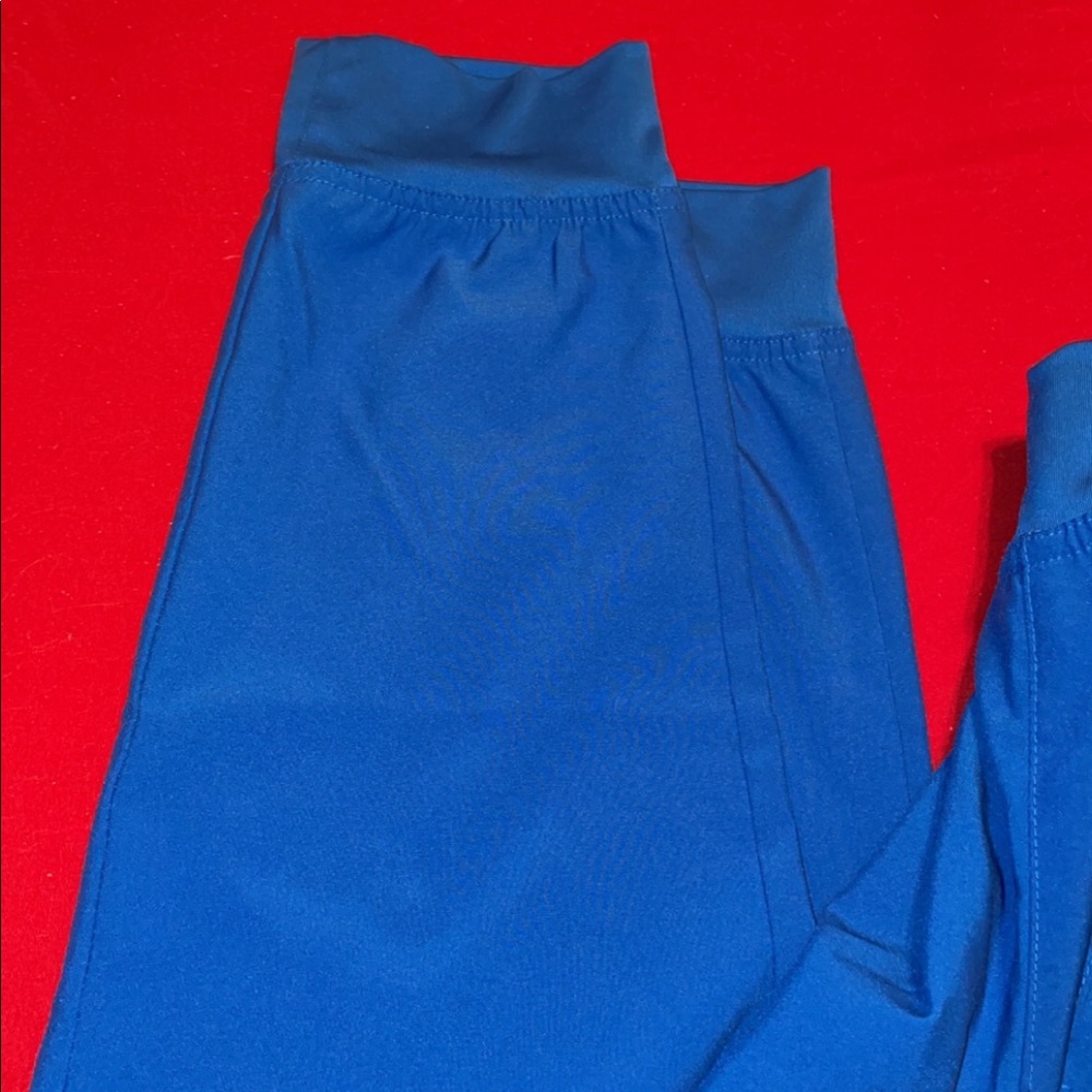 Royal blue scrub set brand new! Jogger pants size large